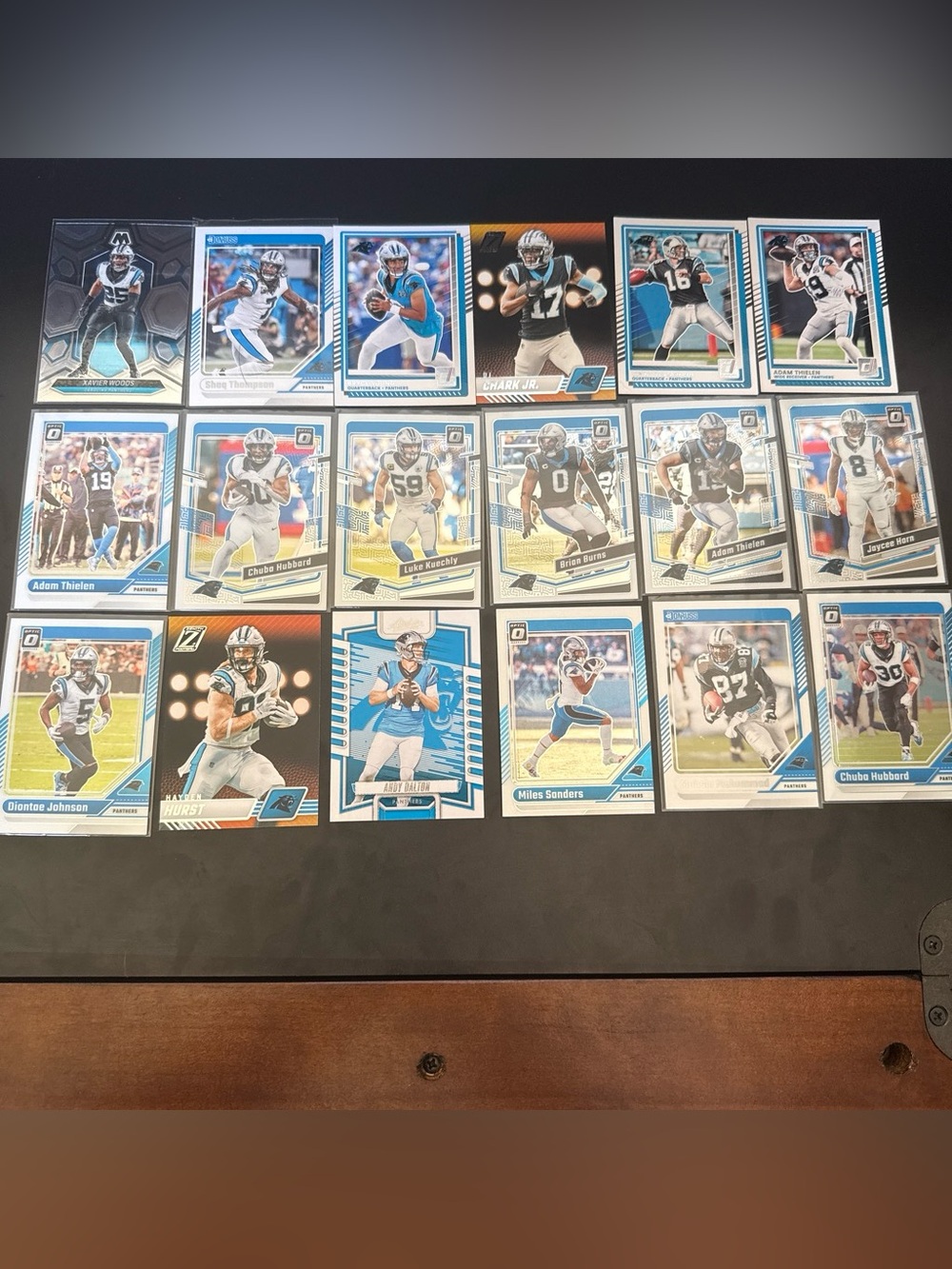2023-2024 Carolina Panthers NFL Card Lot (36 Cards) | Bryce Young, Luke Kuechly
